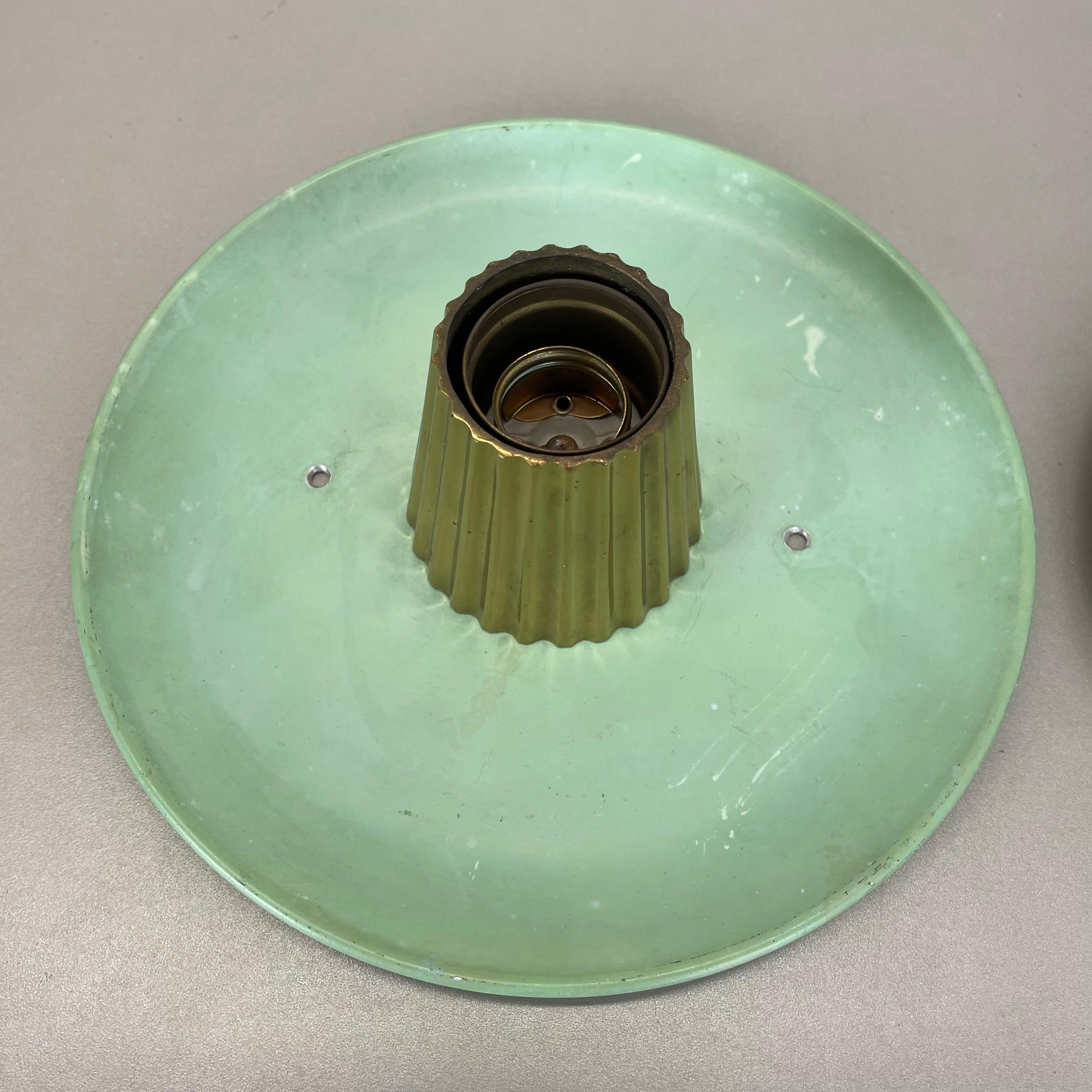 XX secolo unico spot in ottone STILNOVO Style parete Plafoniera Flushmount Italia 1950s in vendita