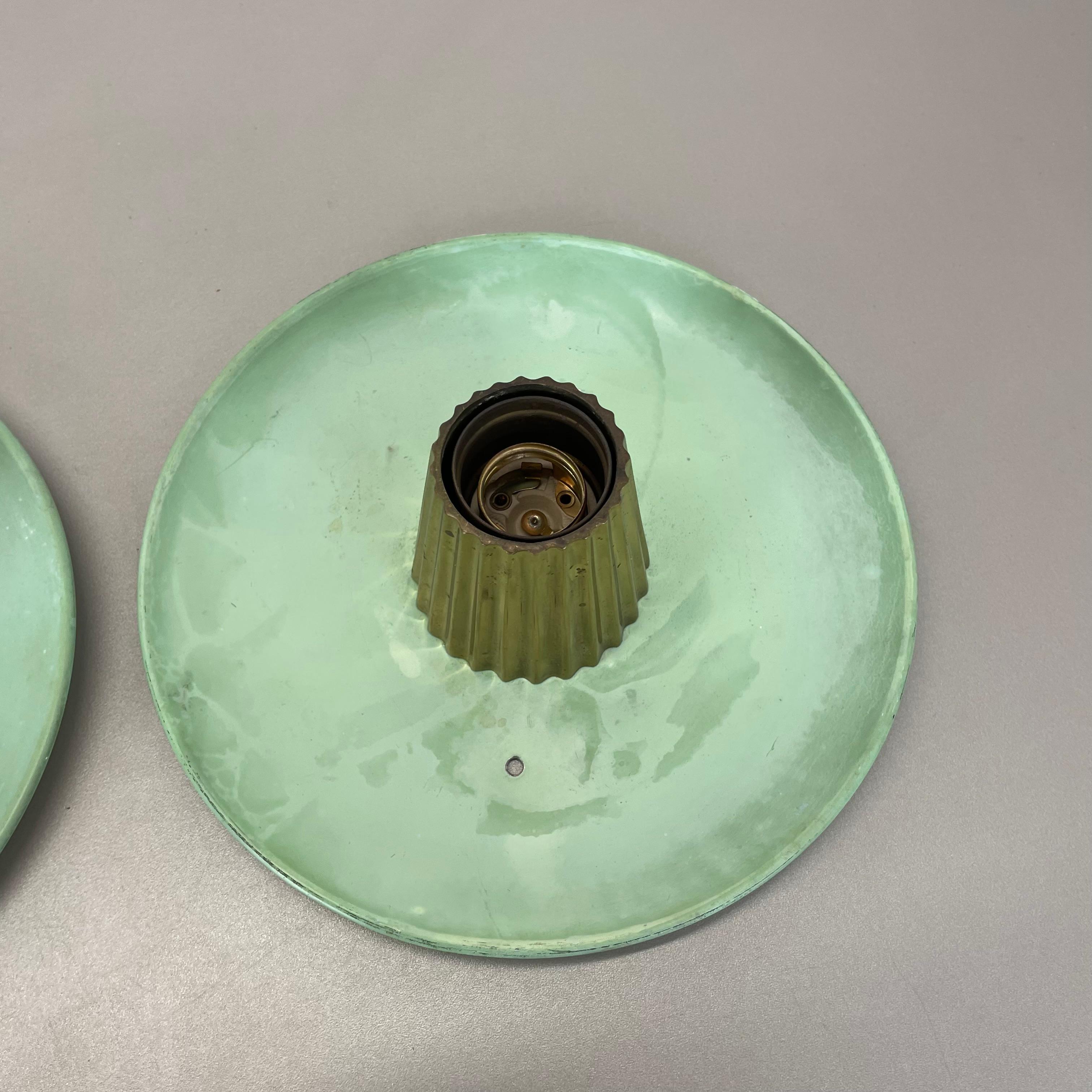 unico spot in ottone STILNOVO Style parete Plafoniera Flushmount Italia 1950s in vendita 2