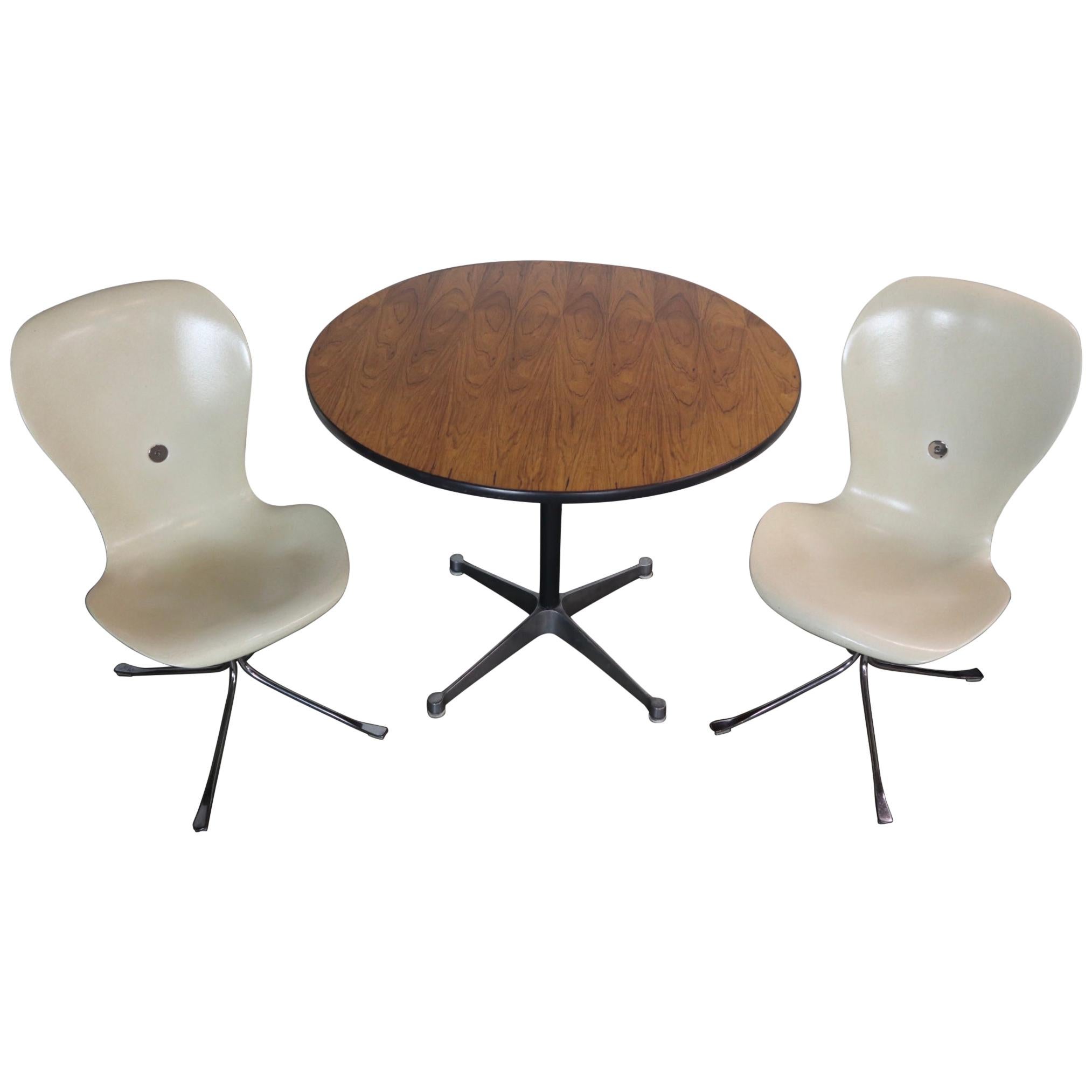 Unique Breakfast Cafe Style Dining Set Charles & Ray Eames and Gideon Kramer