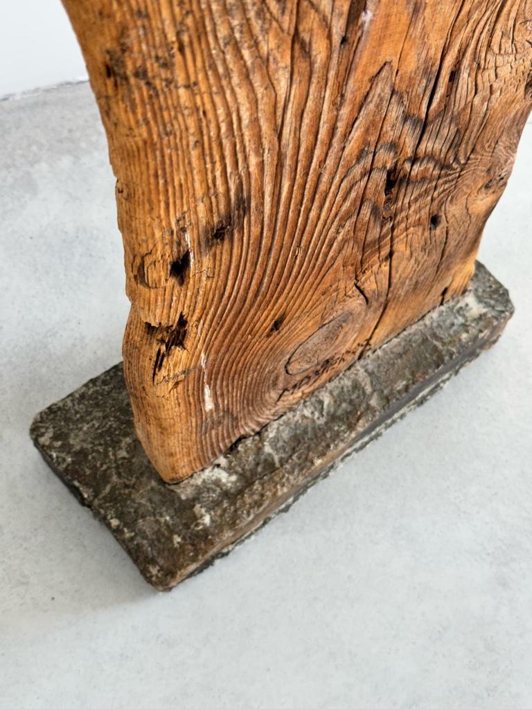 Sculpture unique en bronze et en bois de l'artiste française Francoise Mayeras en vente 5