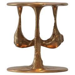 Einzigartiger Beistelltisch mit Knochen aus Bronze von Plyus Furniture