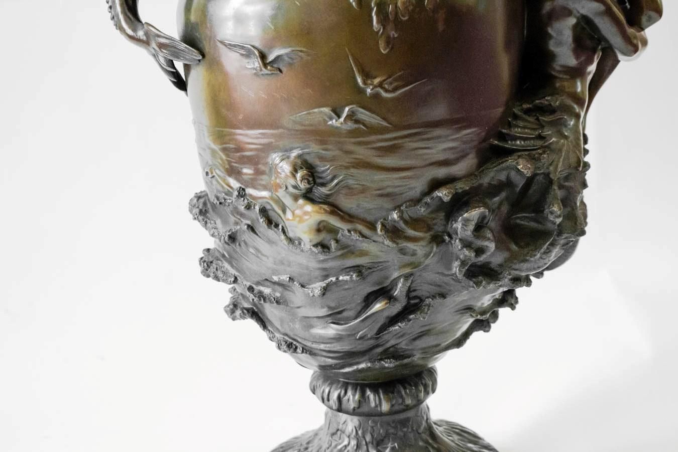Unique Bronze by Henri Leon Thiebault, 