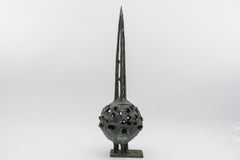 Unique Bronze Design of the Ball Fountain from Nuremberg by Günther Rossow