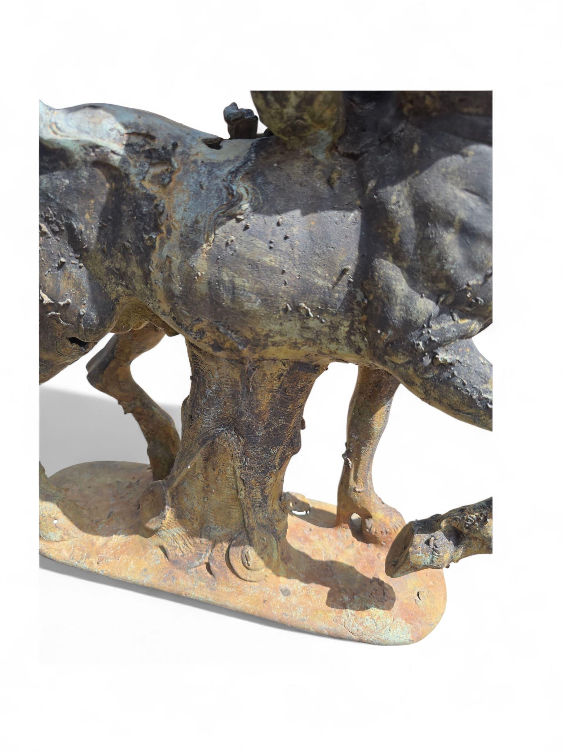 Scultura unica in bronzo di un centauro, Italia, XX secolo in vendita 1