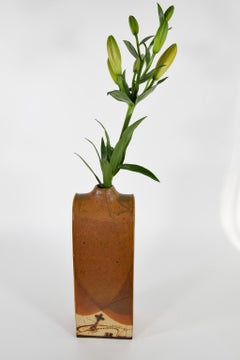 Unique Brown Ceramic Vase by Wilhelm & Elly Kuch, Germany, 1960s
