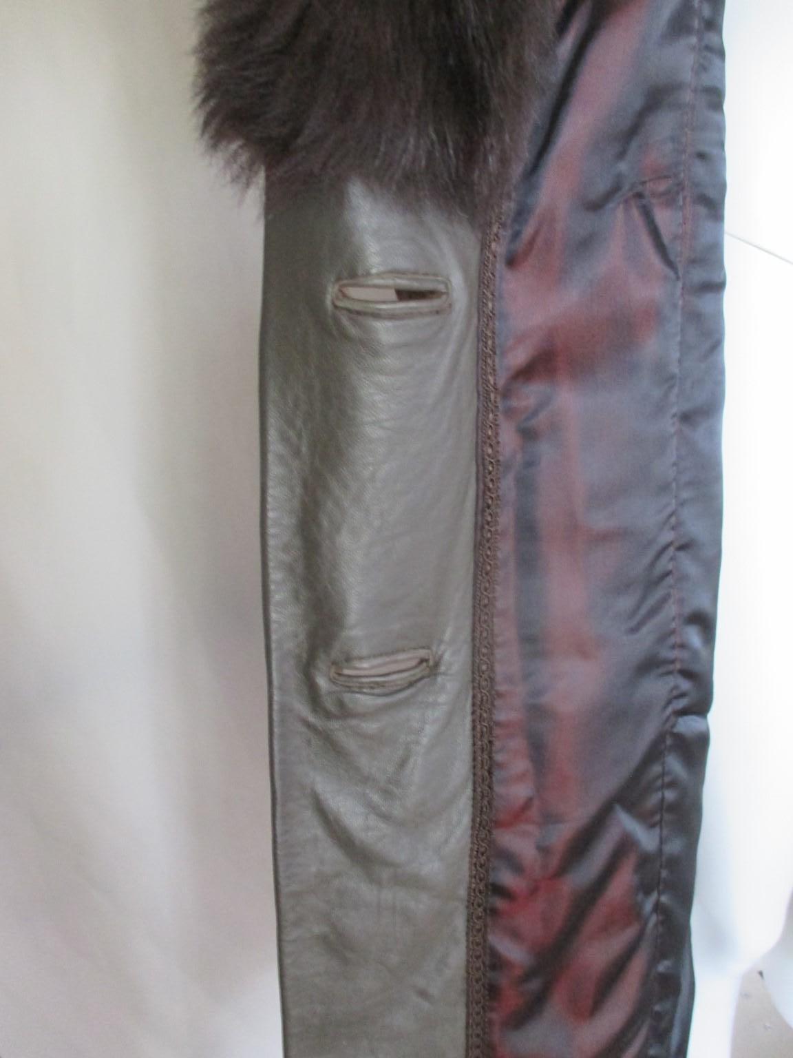cowhide fur coat