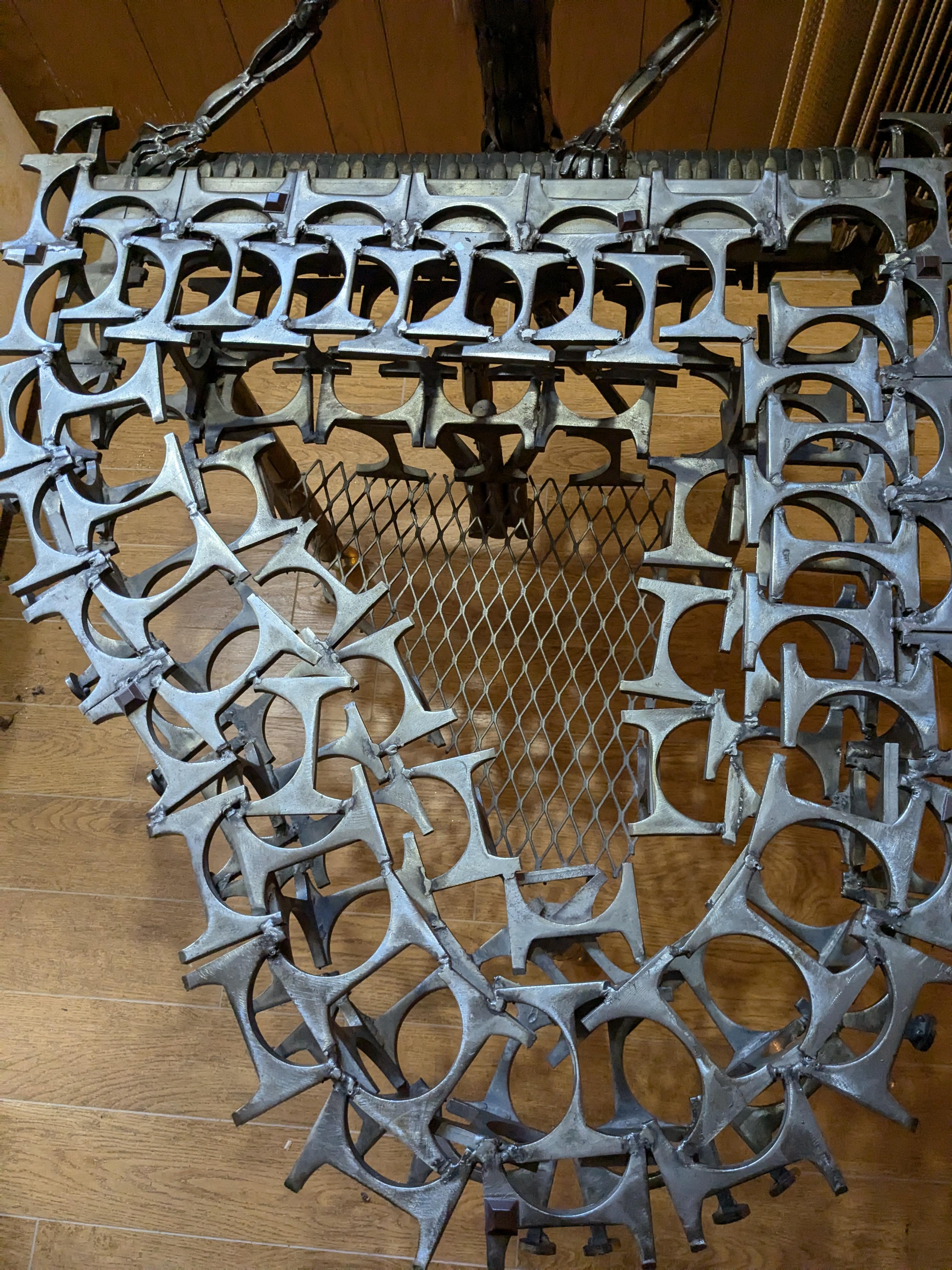 Sculpture de table basse brutaliste unique de Colbert Collins 1976 en vente 6