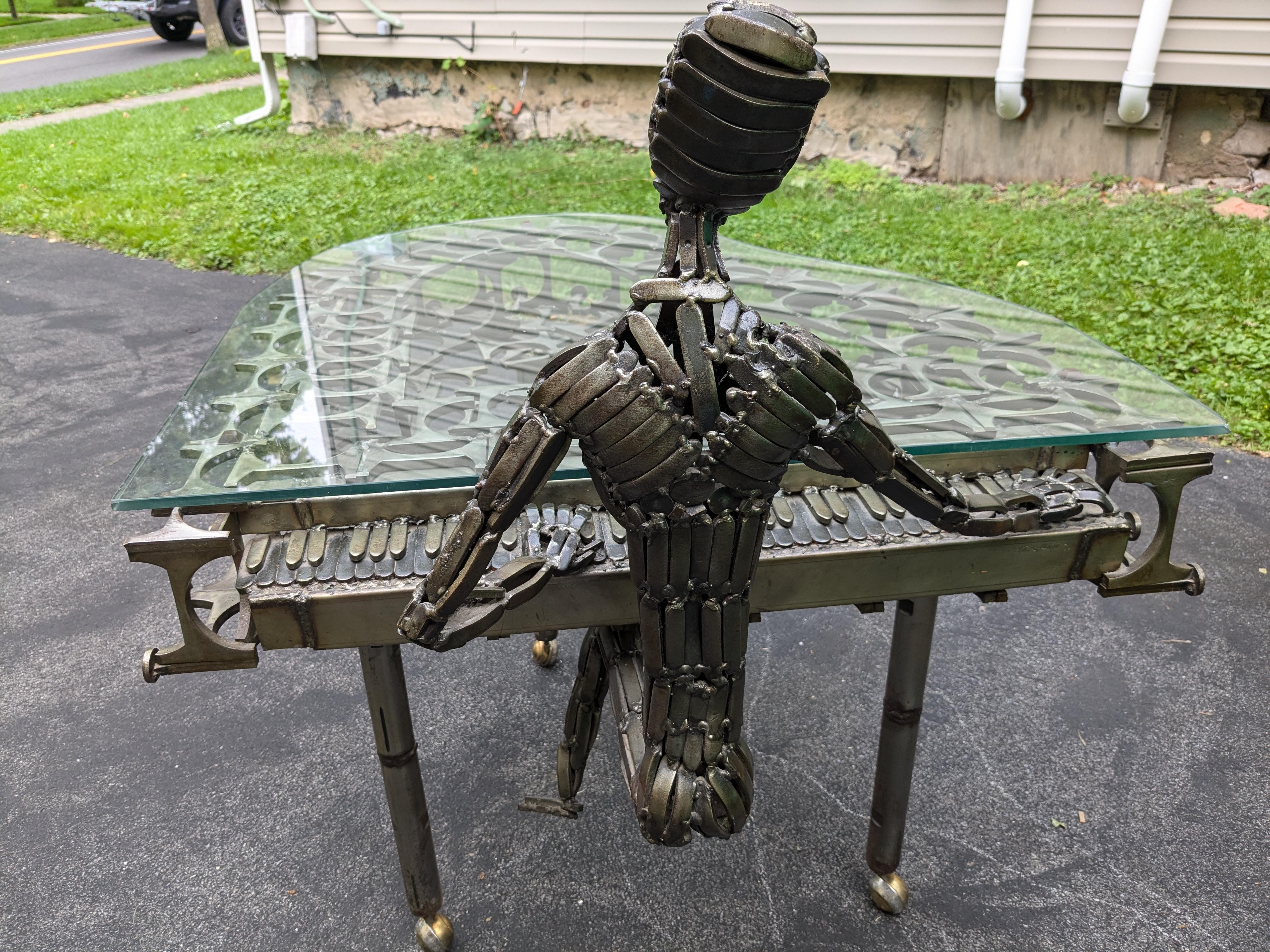 Sculpture de table basse brutaliste unique de Colbert Collins 1976 Bon état - En vente à St.Petersburg, FL