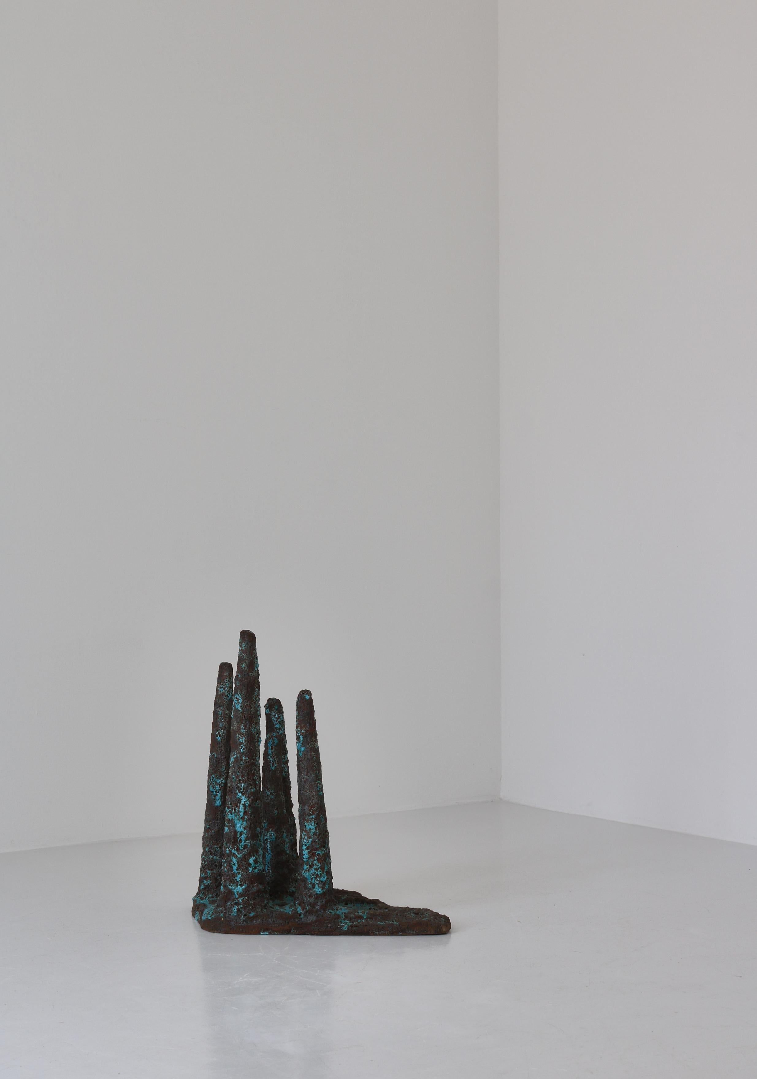 Sculpture brutaliste unique d'Ole Bjørn Krüger, propre studio, Danemark, années 1960 en vente 6