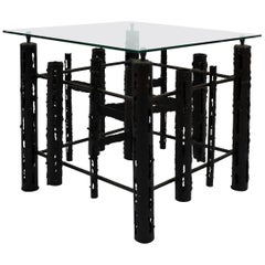 Unique Brutalist Side/CoffeeTable in the Manner of Paul Evans