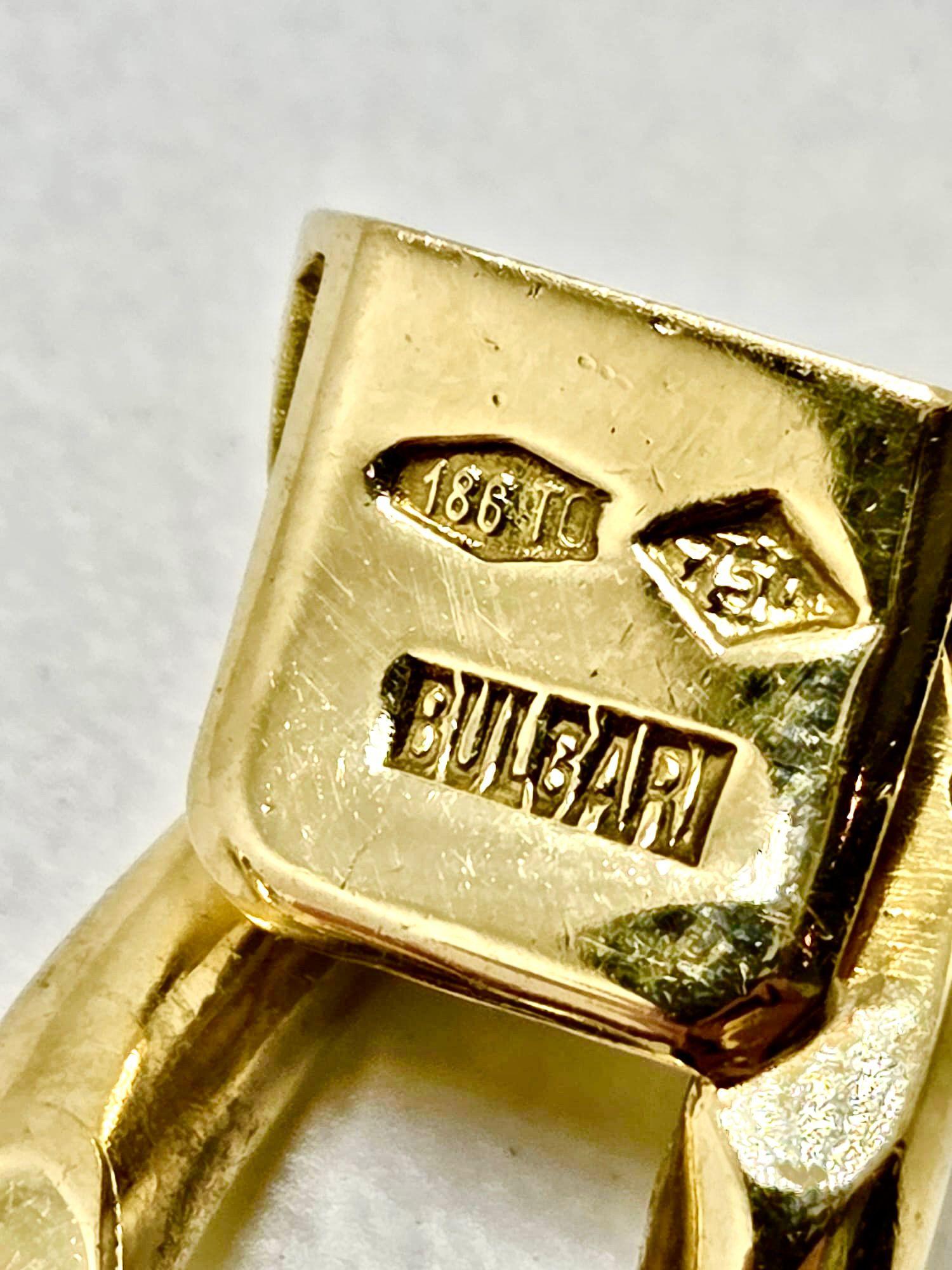 Unique Bulgari 1970s Monete Yellow Gold Coin Bracelet with Roman Emperor Domitia in vendita 5