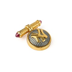 Unique Bulgari NY Yankees Pin
