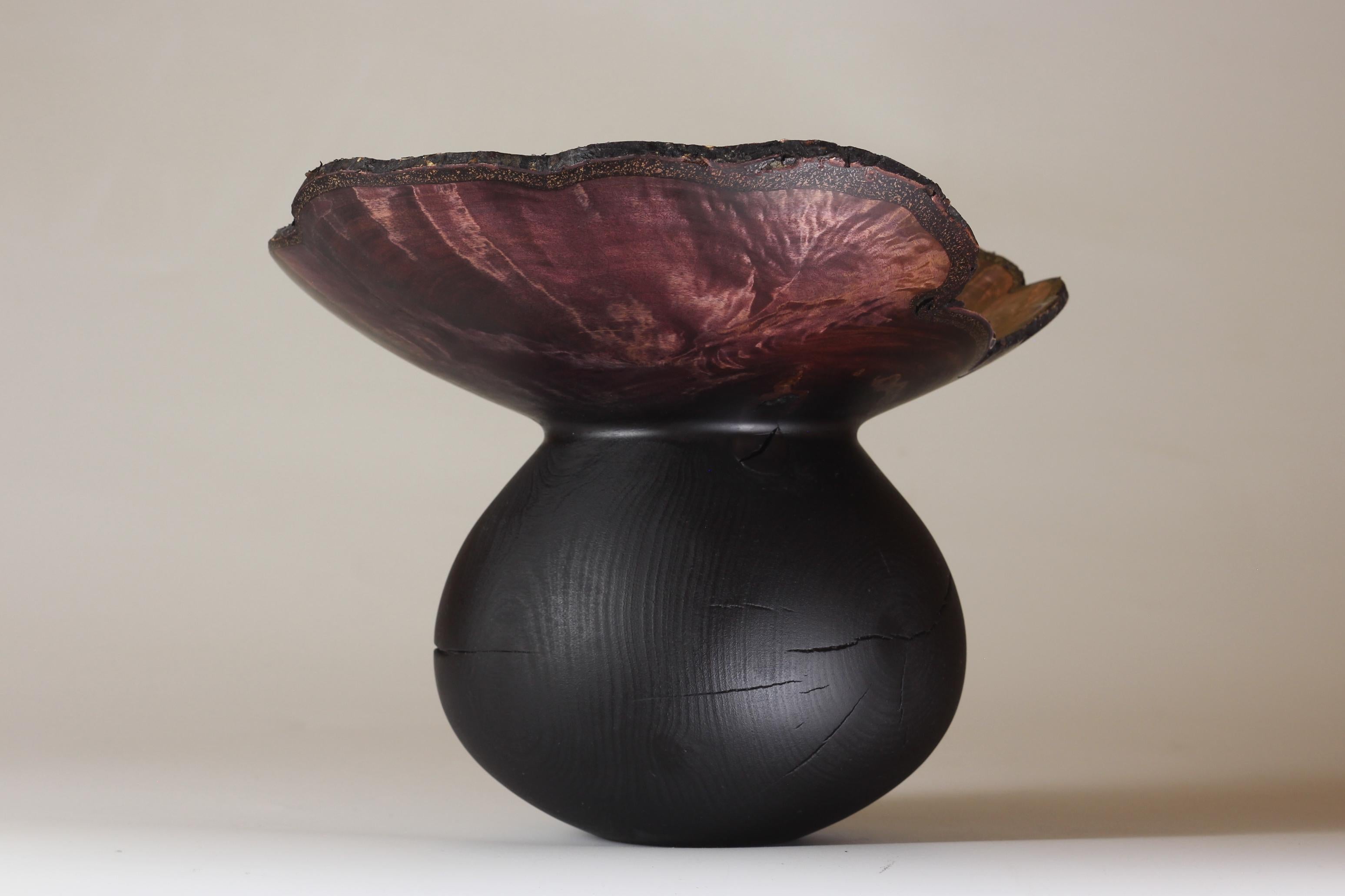 Modern Unique Burl Bowl by Vlad Droz