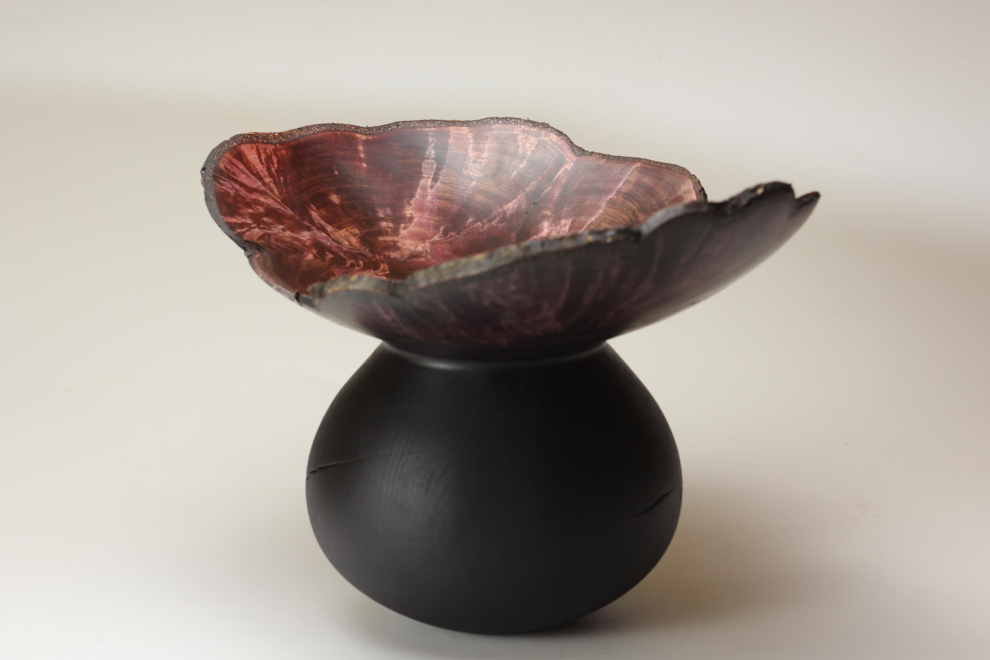 Contemporary Unique Burl Bowl by Vlad Droz