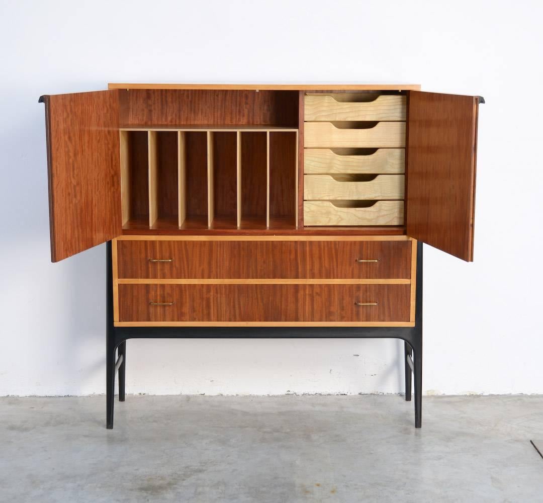 Mid-Century Modern Unique Cabinet by Alfred Hendrickx for Belform