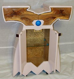 1980's Charles Cobb California Studio Chest Figured Acacia Lacquer