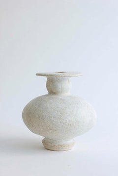 Unique Cálpide Blanco, Hueso Vase by Raquel Vidal and Pedro Paz