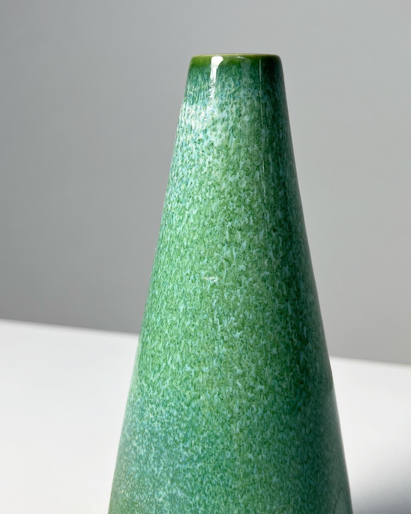 Grès Vase unique Carl Harry Stalhane Stoneware Rörstrand Sweden Prototype 1960s en vente