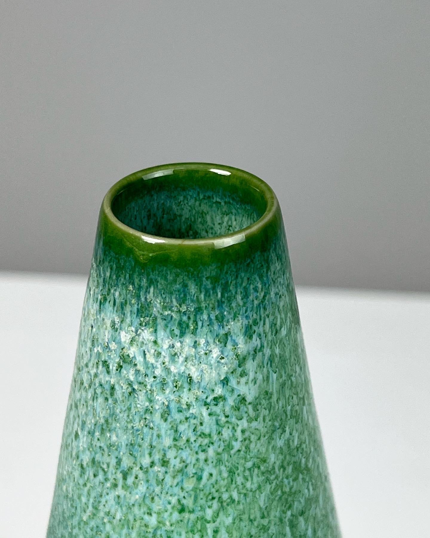 Vase unique Carl Harry Stalhane Stoneware Rörstrand Sweden Prototype 1960s en vente 1