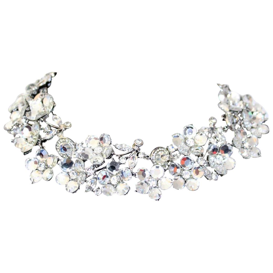 Collier unique en cristal Carlo Zini