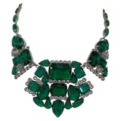 Carlo Zini Milano Emerald & Earrings Set