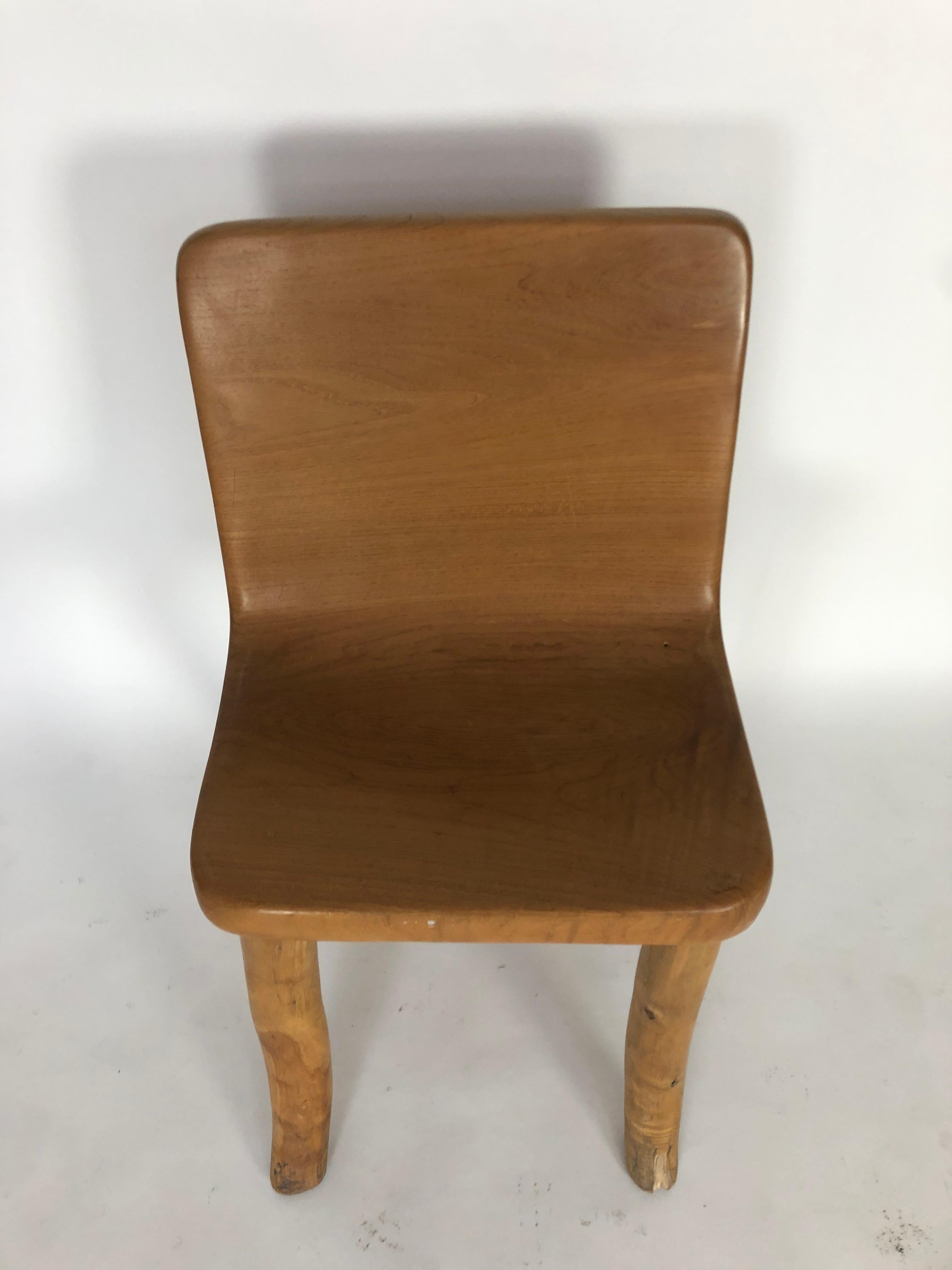 Unknown Unique Carved Teak Chair #2
