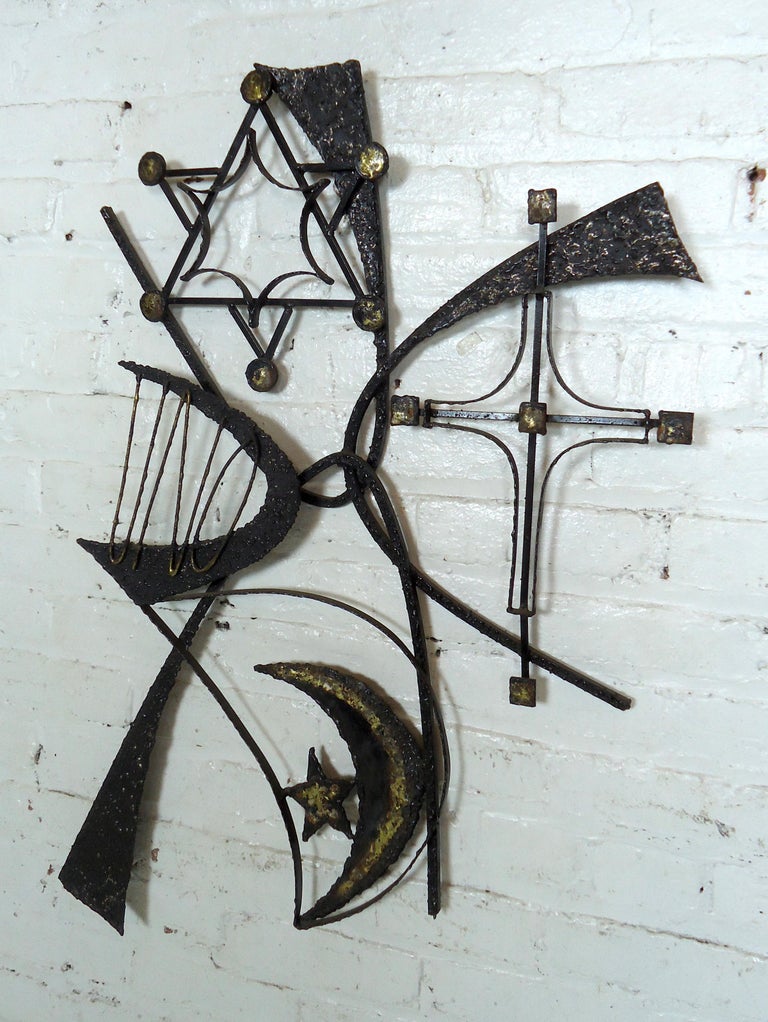 Unique Cast Iron Wall Art For Sale at 1stDibs wrought iron wall art, cast iron wall decor