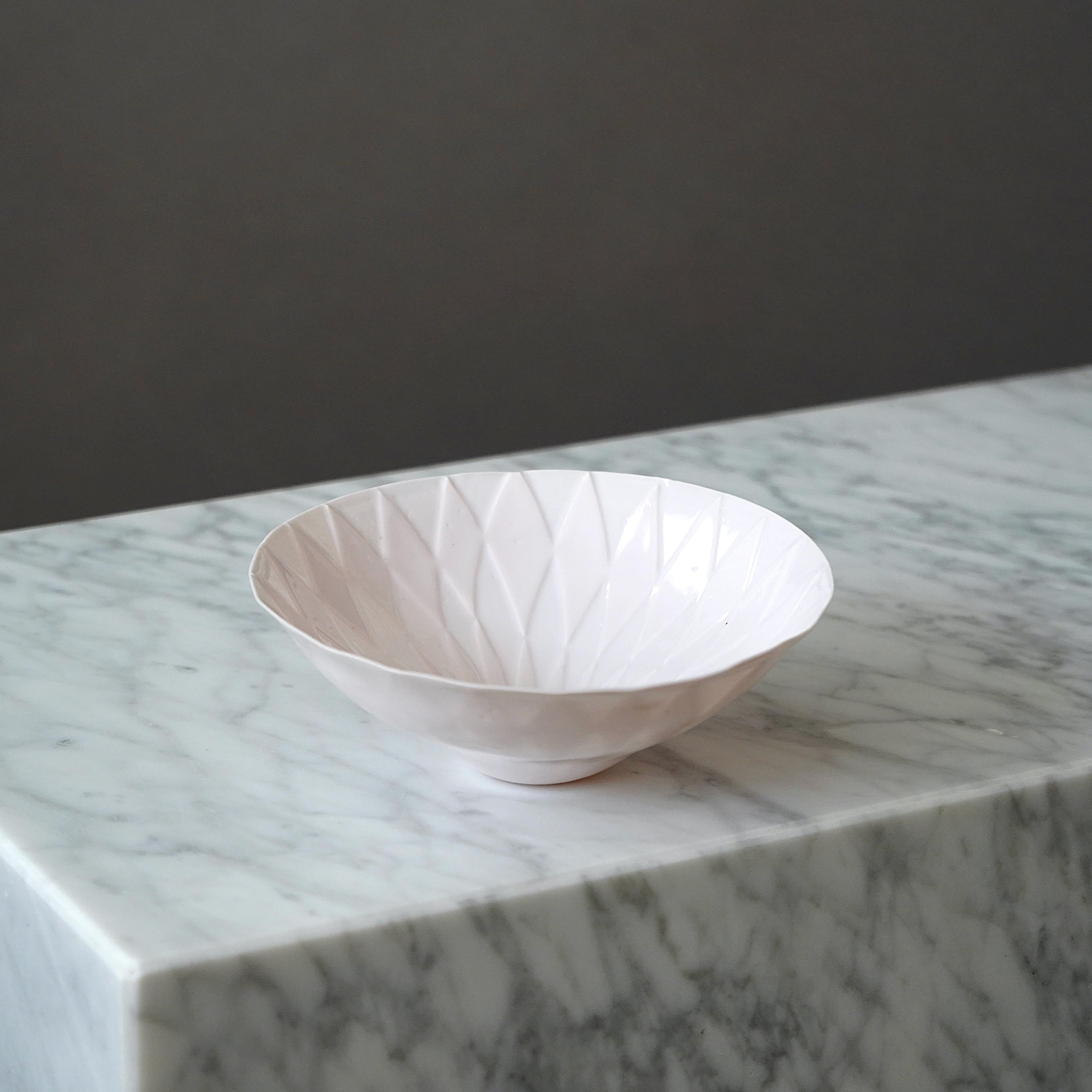 Unique Ceramic Bowl by Aune Siimes. Arabia, Finland, 1950s. 3