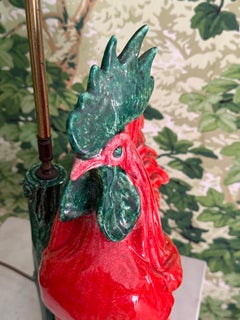 Unique Ceramic Cockerel Table Lamp