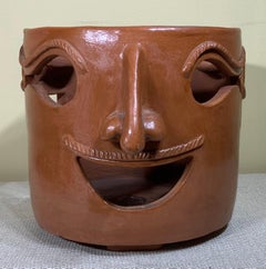 Vase ou jardinière cubiste en céramique unique