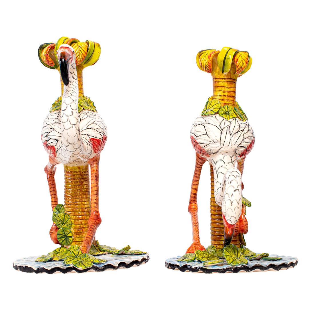 Introducing the stunning Flamingo Candlesticks pair by Imvelo Natural Art—a testament to meticulous craftsmanship and artistic brilliance.

Hand-sculpted by the skilled hands of Teboho, these candlesticks feature exquisite white flamingoes, each