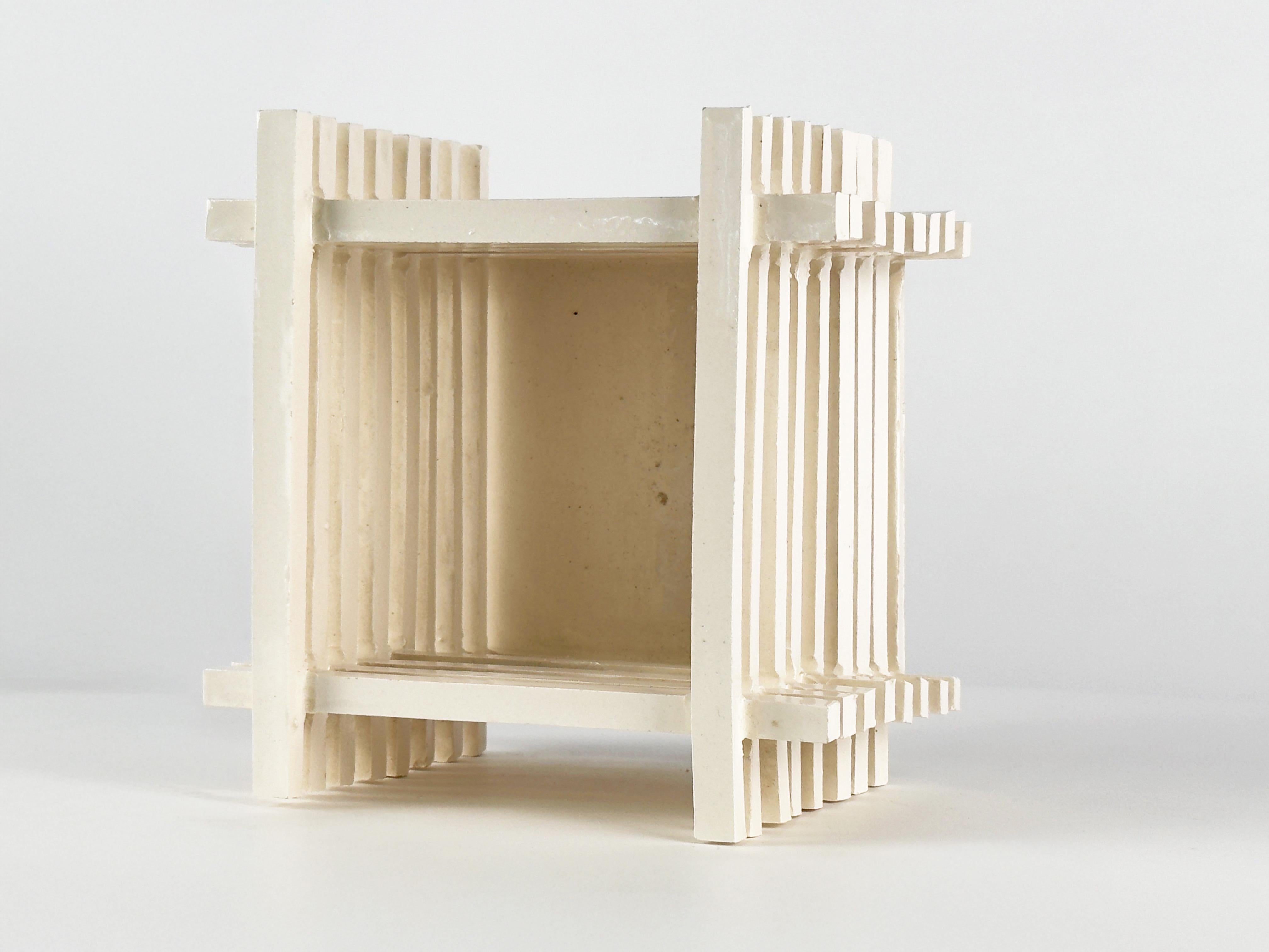 Post-Modern Unique Ceramic Glazed Architectural Vessel For Sale