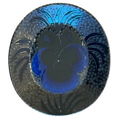 Unique ceramic plate by Birger Kaipiainen
