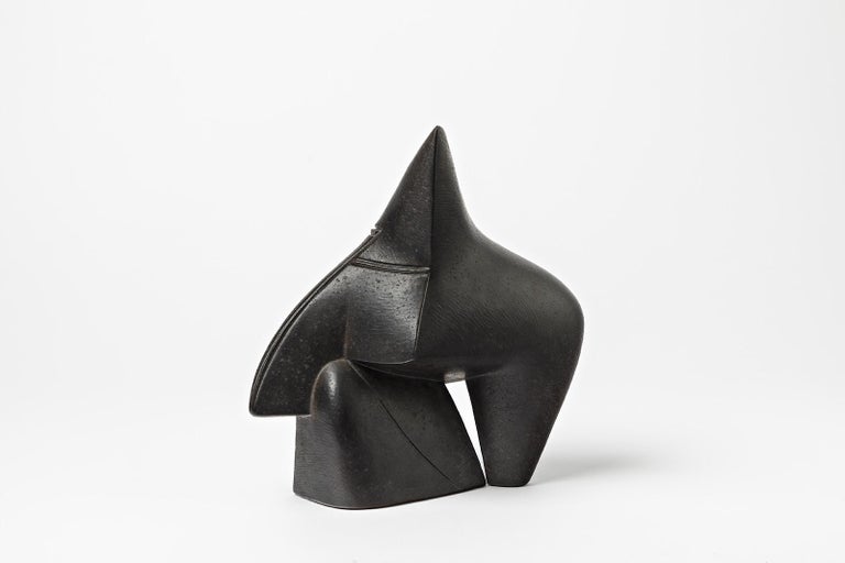 Unique Ceramic Sculpture by Pierre Martinon, circa 2000 For Sale at 1stDibs
