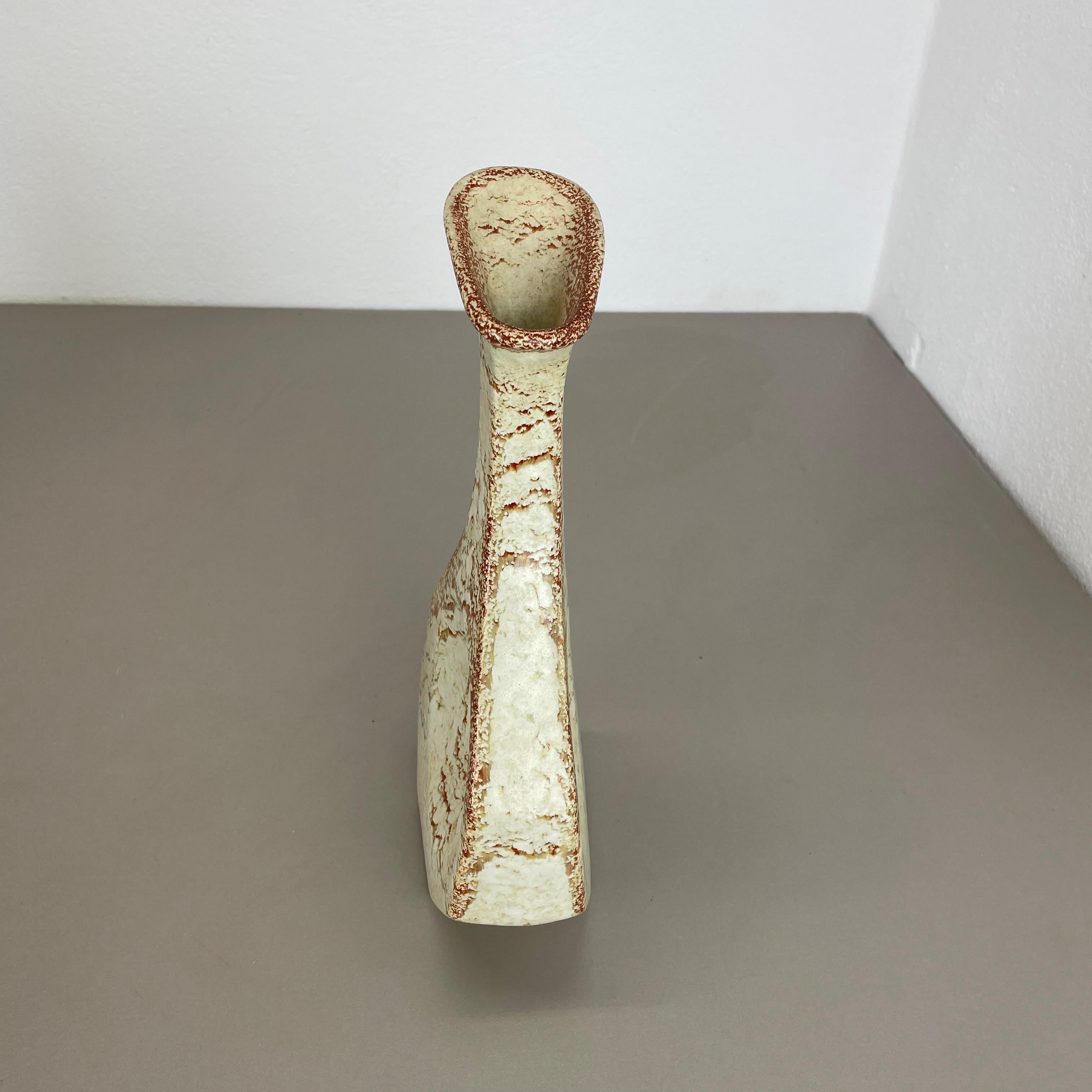 Vaso unico in ceramica Studio Pottery di Bertoncello Schiavon Ceramics, Italia anni '70 in vendita 3