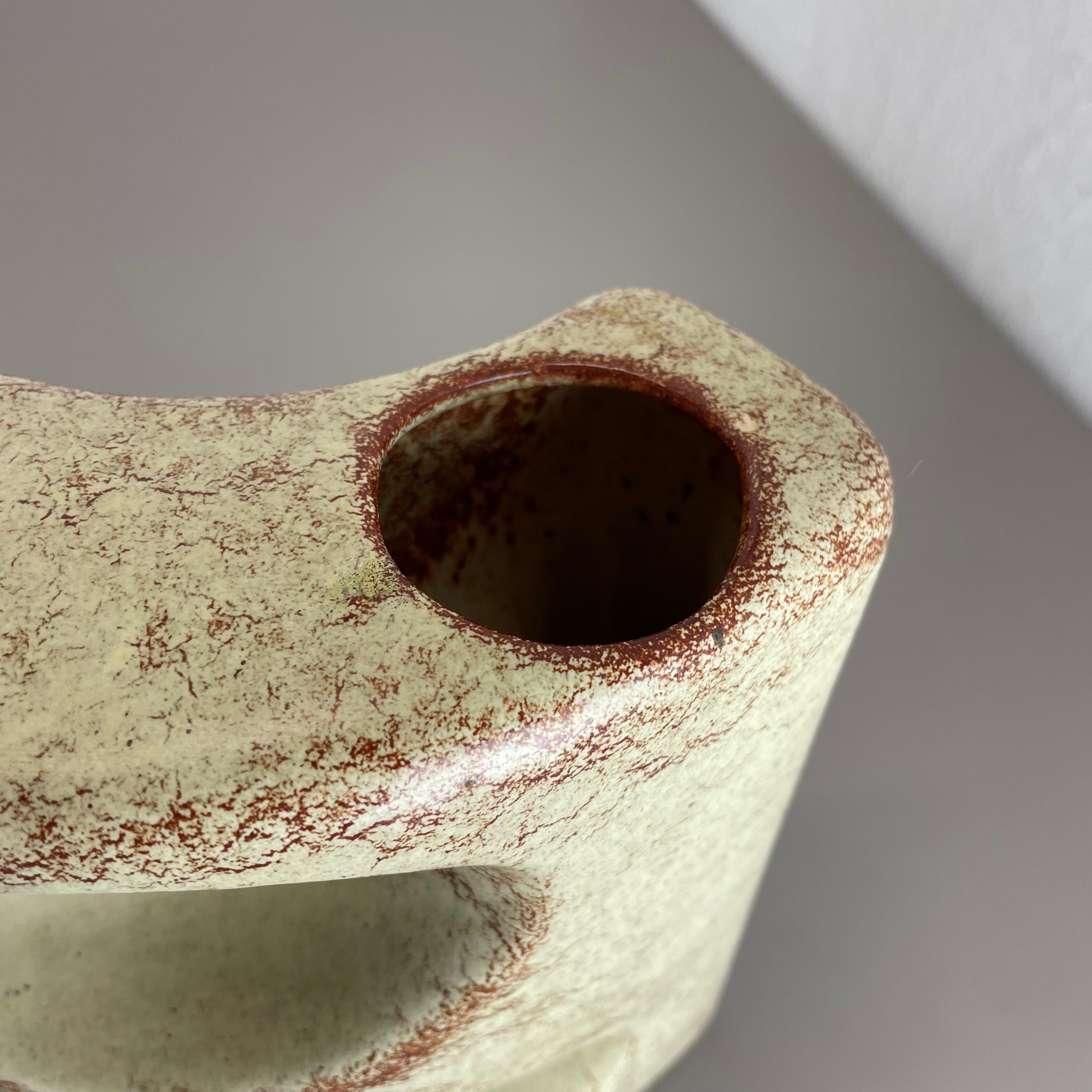 Vaso unico in ceramica Studio Pottery di Bertoncello Schiavon Ceramics, Italia anni '70 in vendita 2
