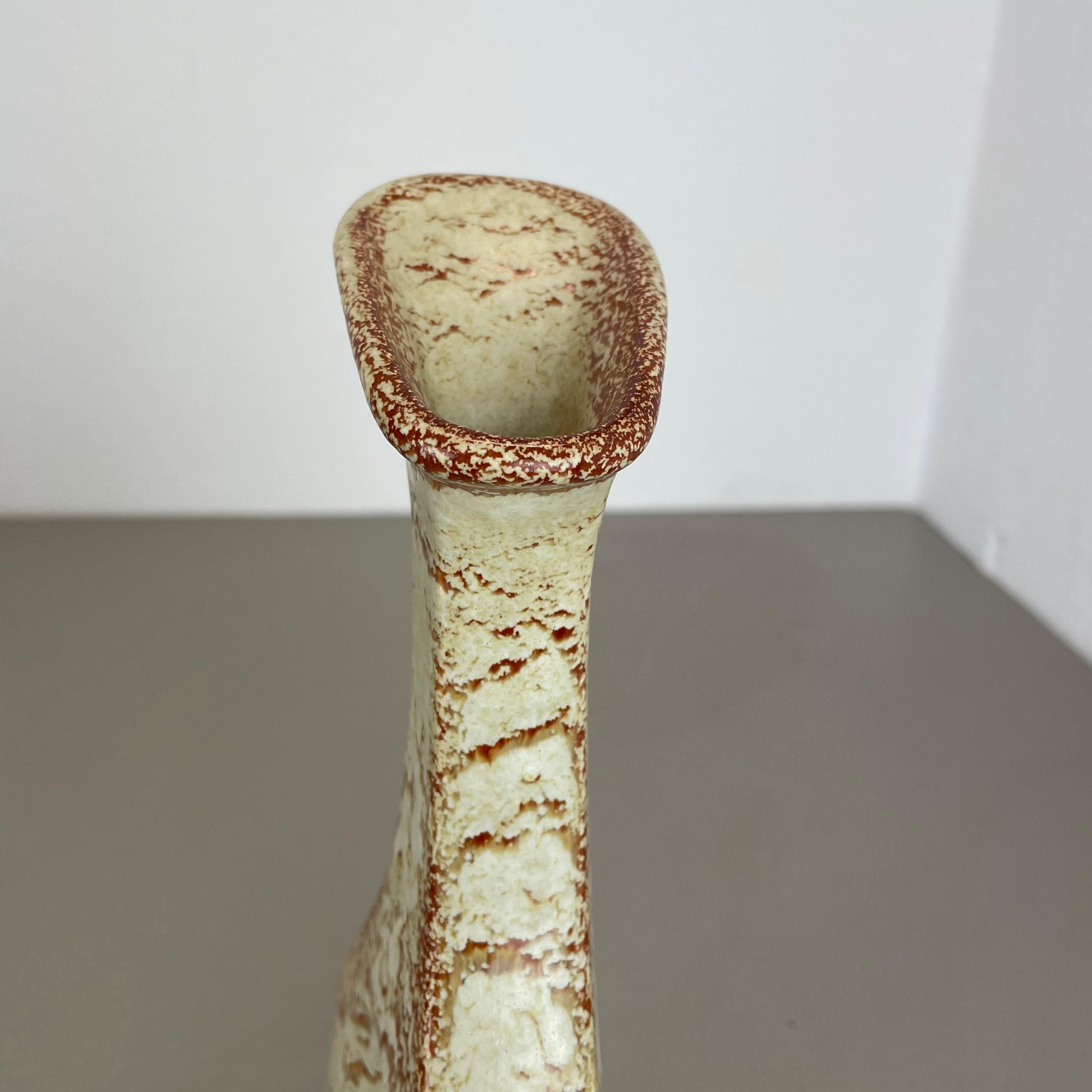 Vaso unico in ceramica Studio Pottery di Bertoncello Schiavon Ceramics, Italia anni '70 in vendita 5