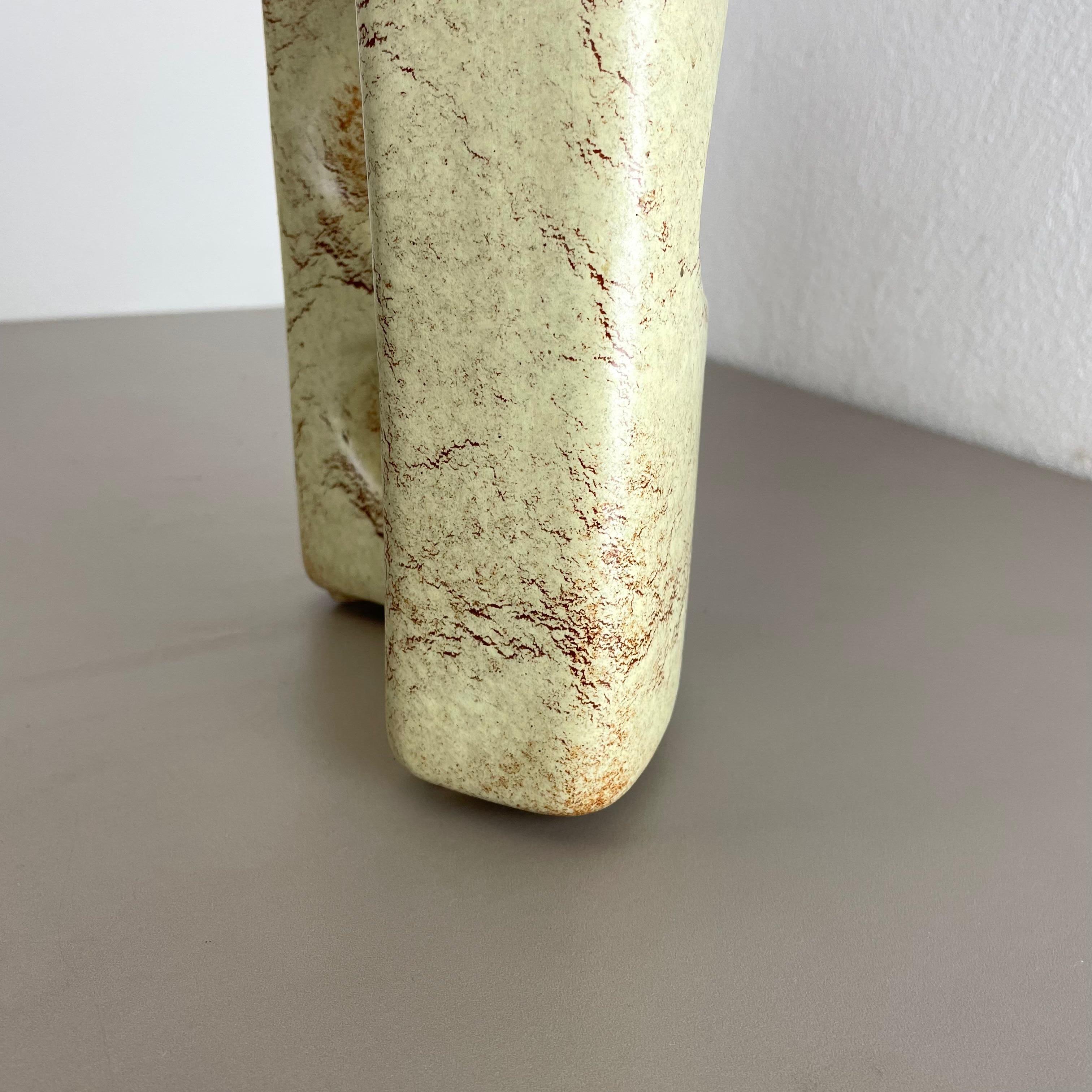 Vase unique en céramique de studio par Bertoncello Schiavon Ceramics, Italie, années 1970 en vente 8