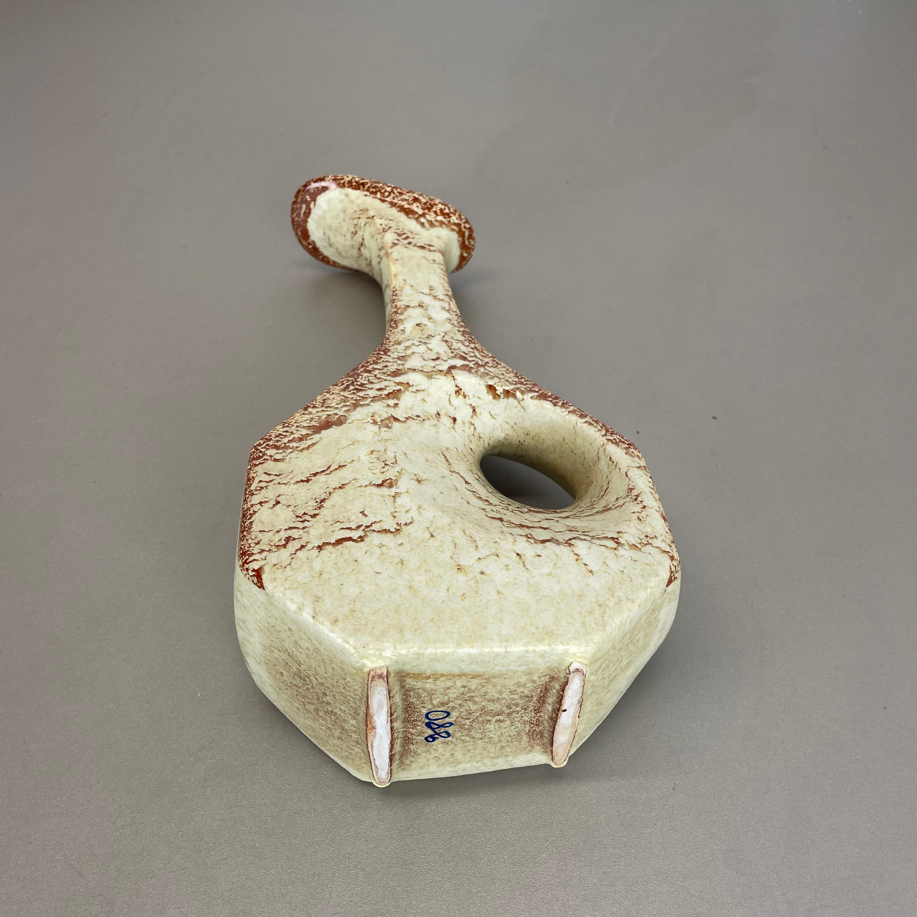 Vaso unico in ceramica Studio Pottery di Bertoncello Schiavon Ceramics, Italia anni '70 in vendita 8