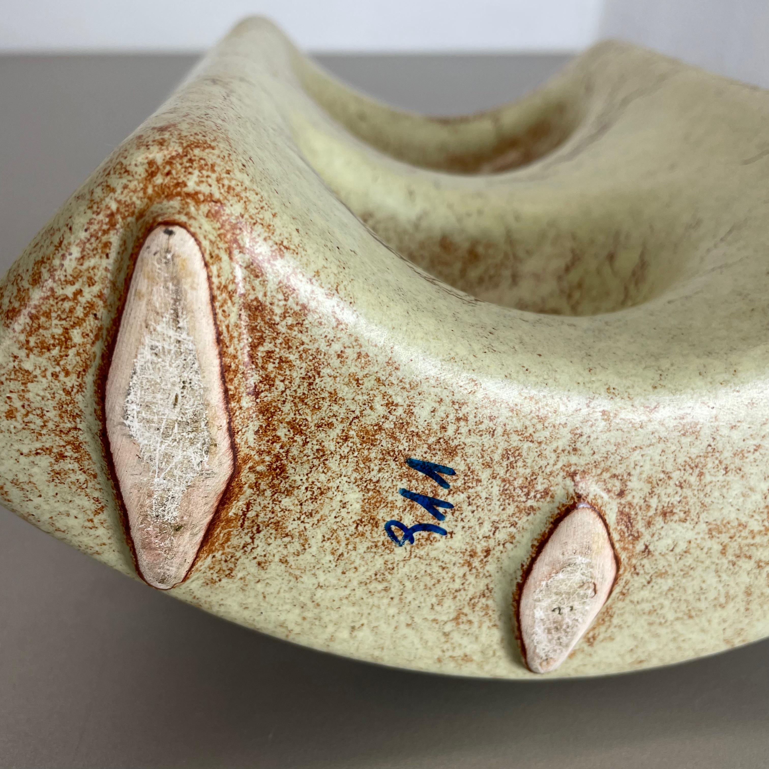 Vase unique en céramique de studio par Bertoncello Schiavon Ceramics, Italie, années 1970 en vente 11