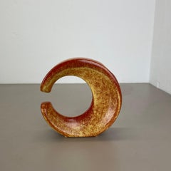 Unique Ceramic Studio Pottery Vase by Bertoncello Schiavon Ceramics, Italy 1970s