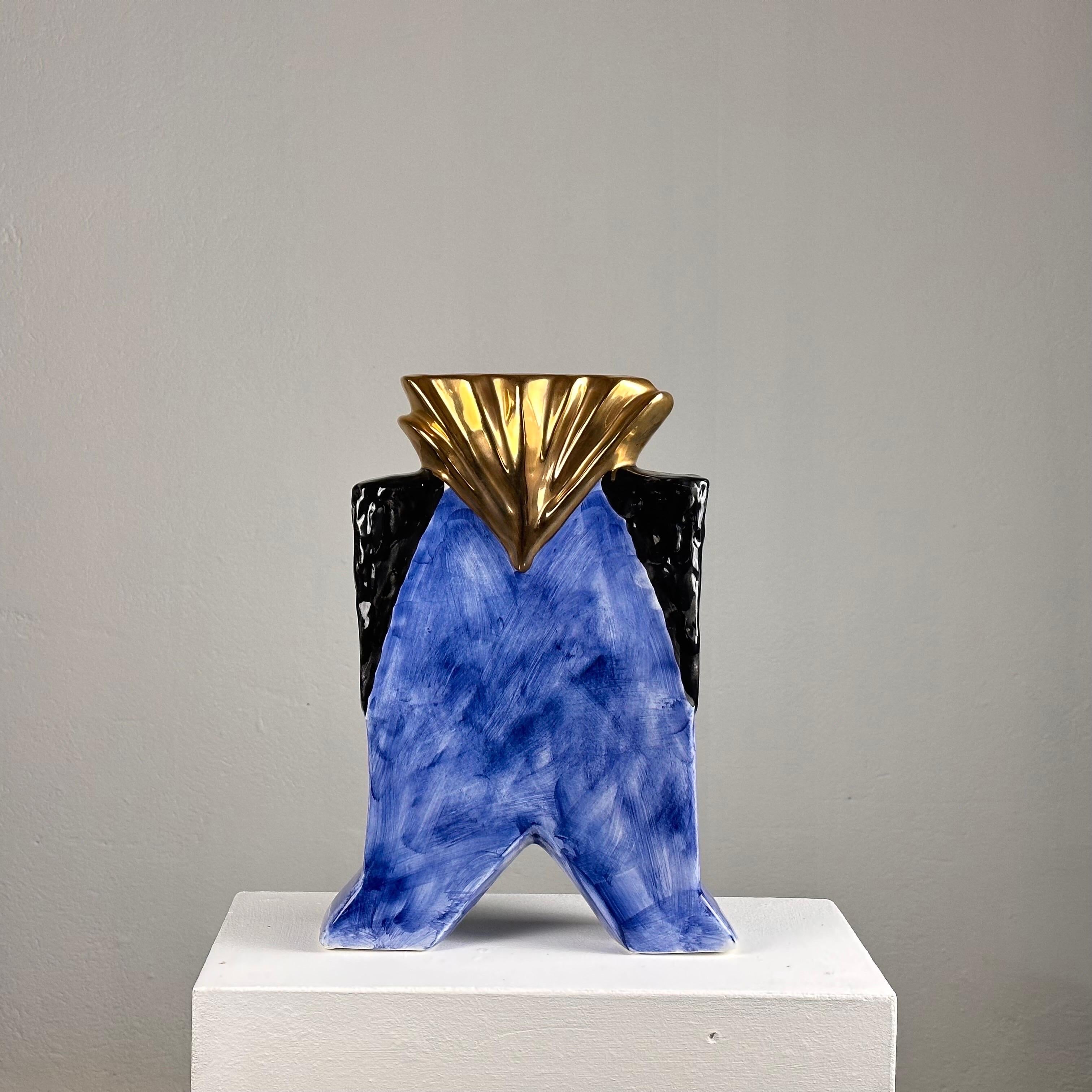 Moderne Vase unique en céramique Polifemo Uno de Riccardo Dalisi pour Cleto Munari, années 2000 en vente