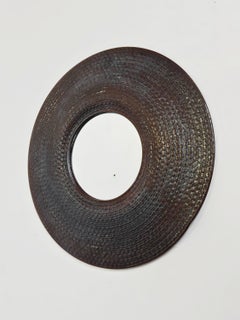 Miroir mural unique en céramique par Stig Lindberg pour Gustavsberg, années 1950, Suède