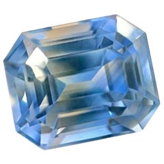Unique Ceylon Sapphire 1.17ct Bi Colour Vivid Yellow Purplish Blue Octagon Cut