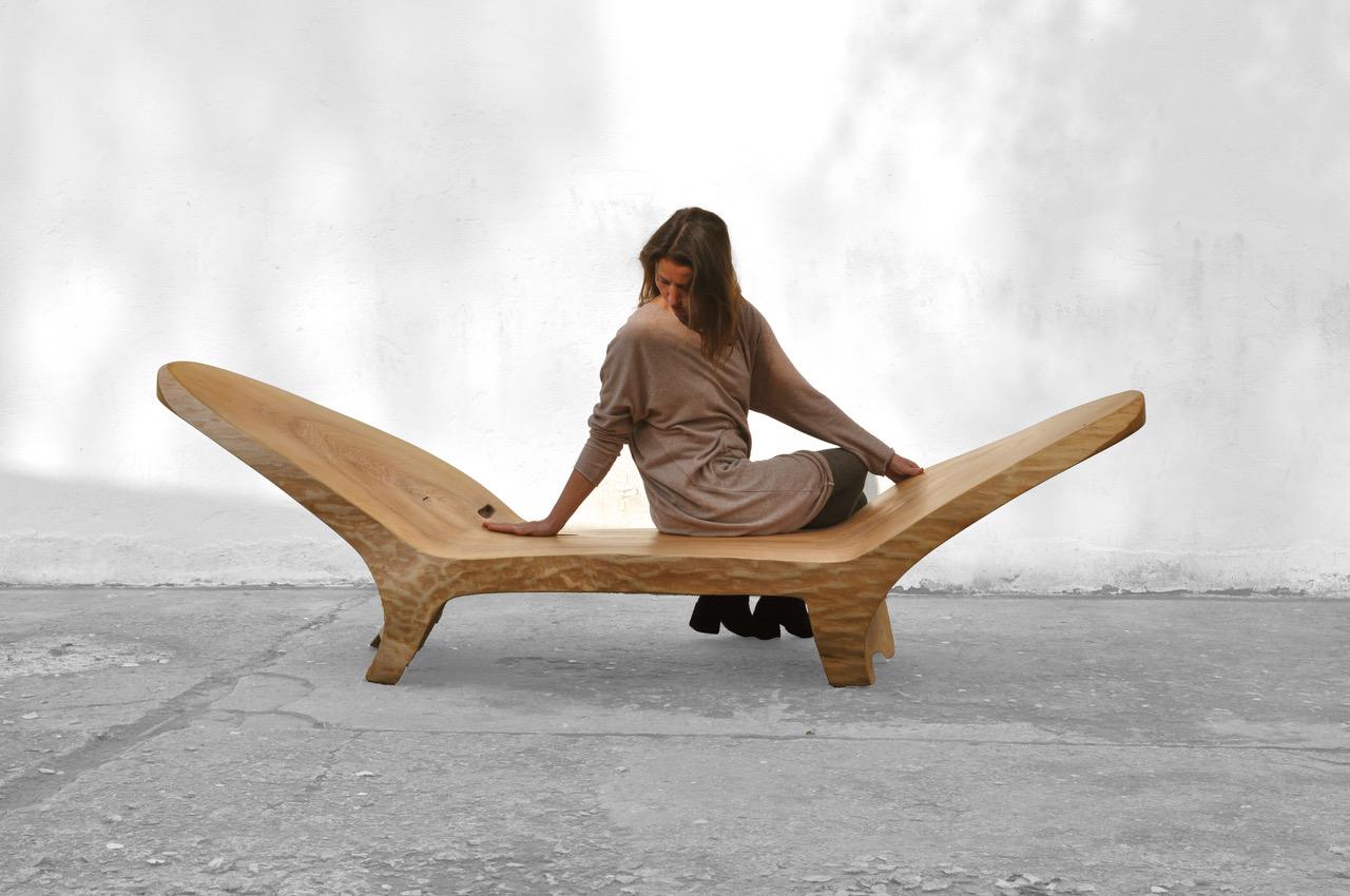 Organic Modern Unique Chaise Longue by Jörg Pietschmann For Sale