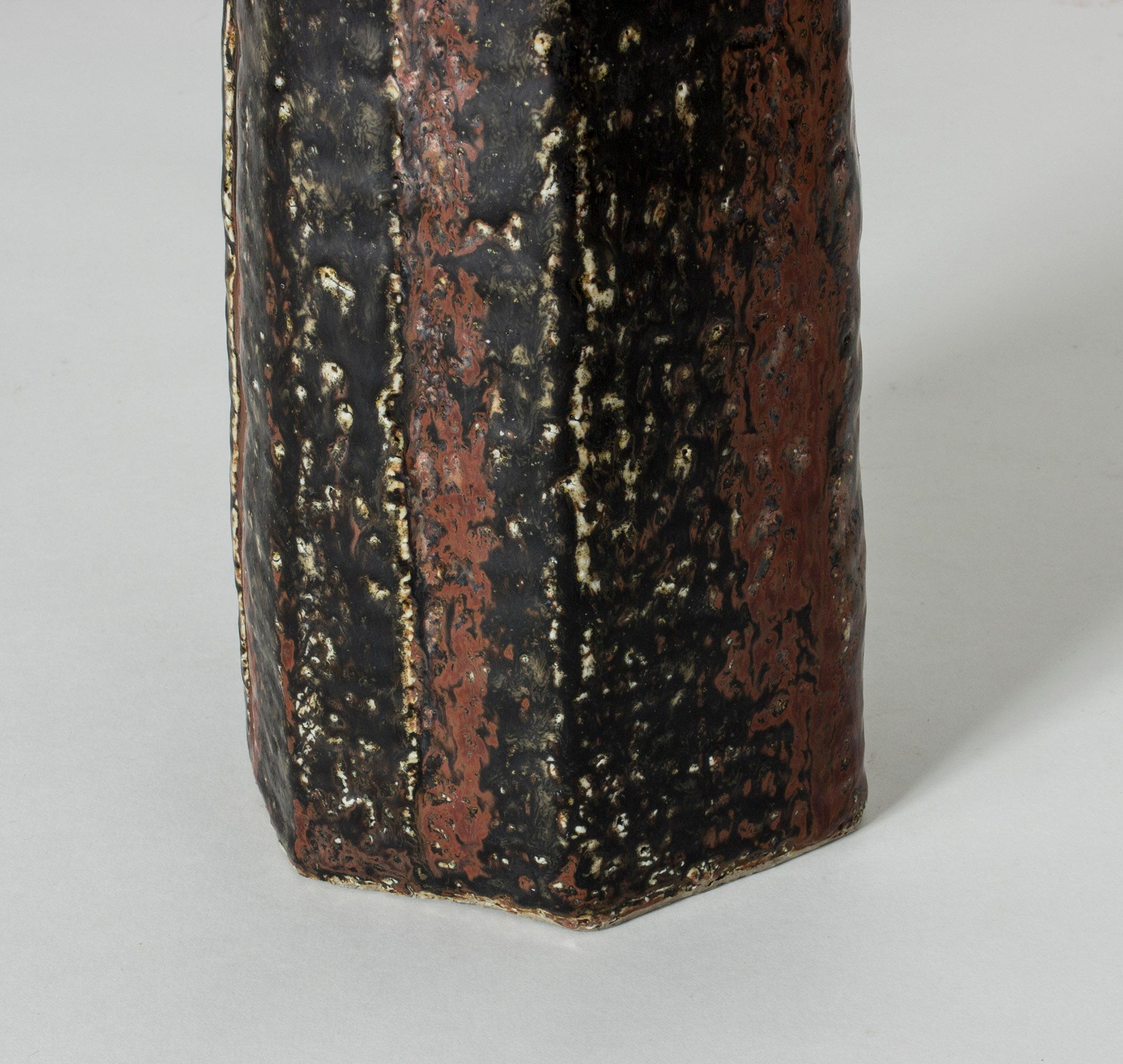 Grès porcellanato Vaso Chamotte unico di Carl-Harry Stålhane in vendita