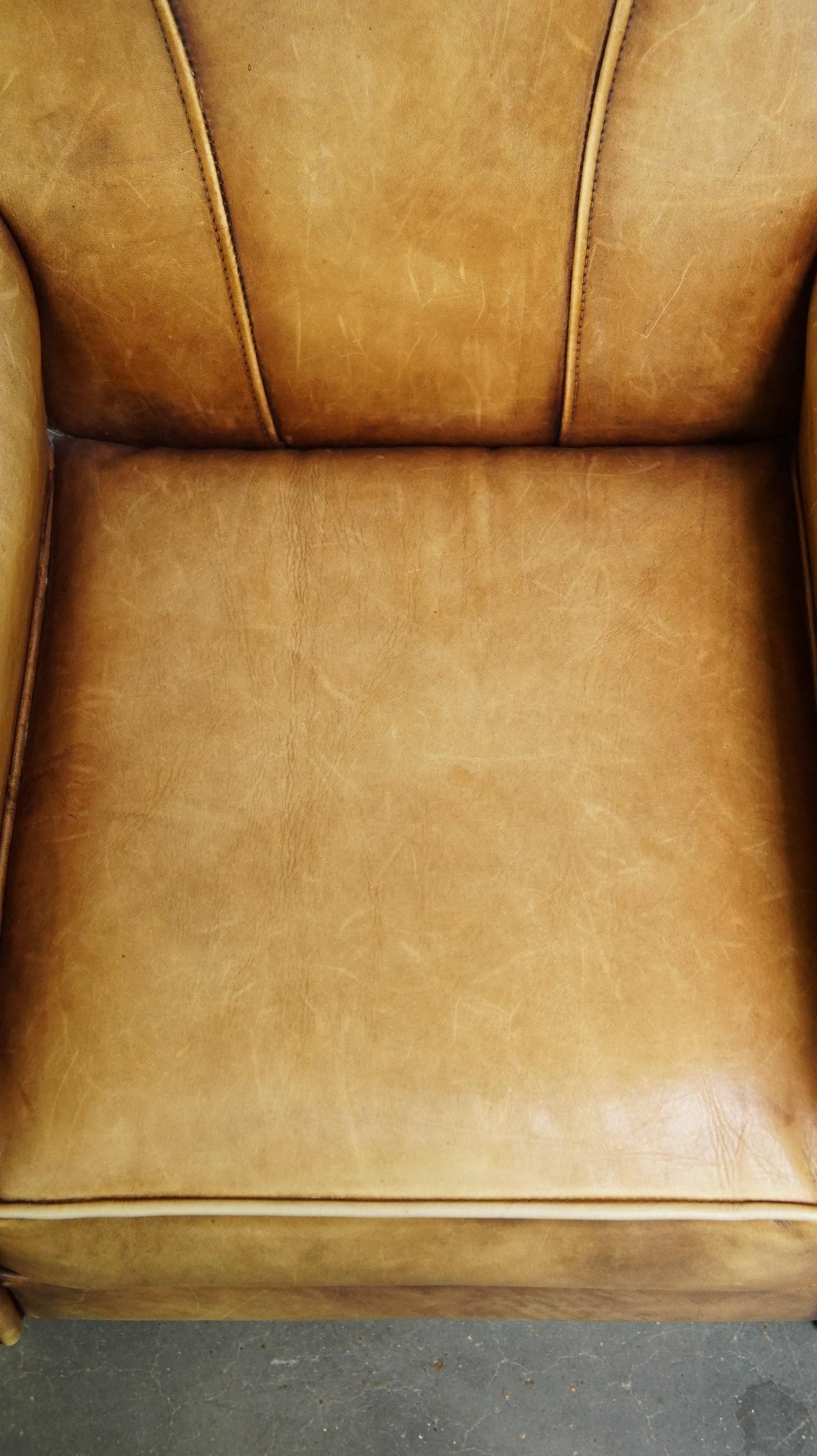 Vacchetta Poltrona per bambini unica nel suo genere, realizzata in pelle di mucca in stile Art Déco in vendita