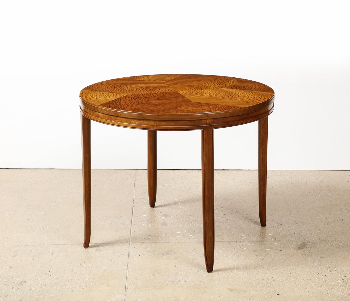 American Unique Circular Table by Eugene Schoen