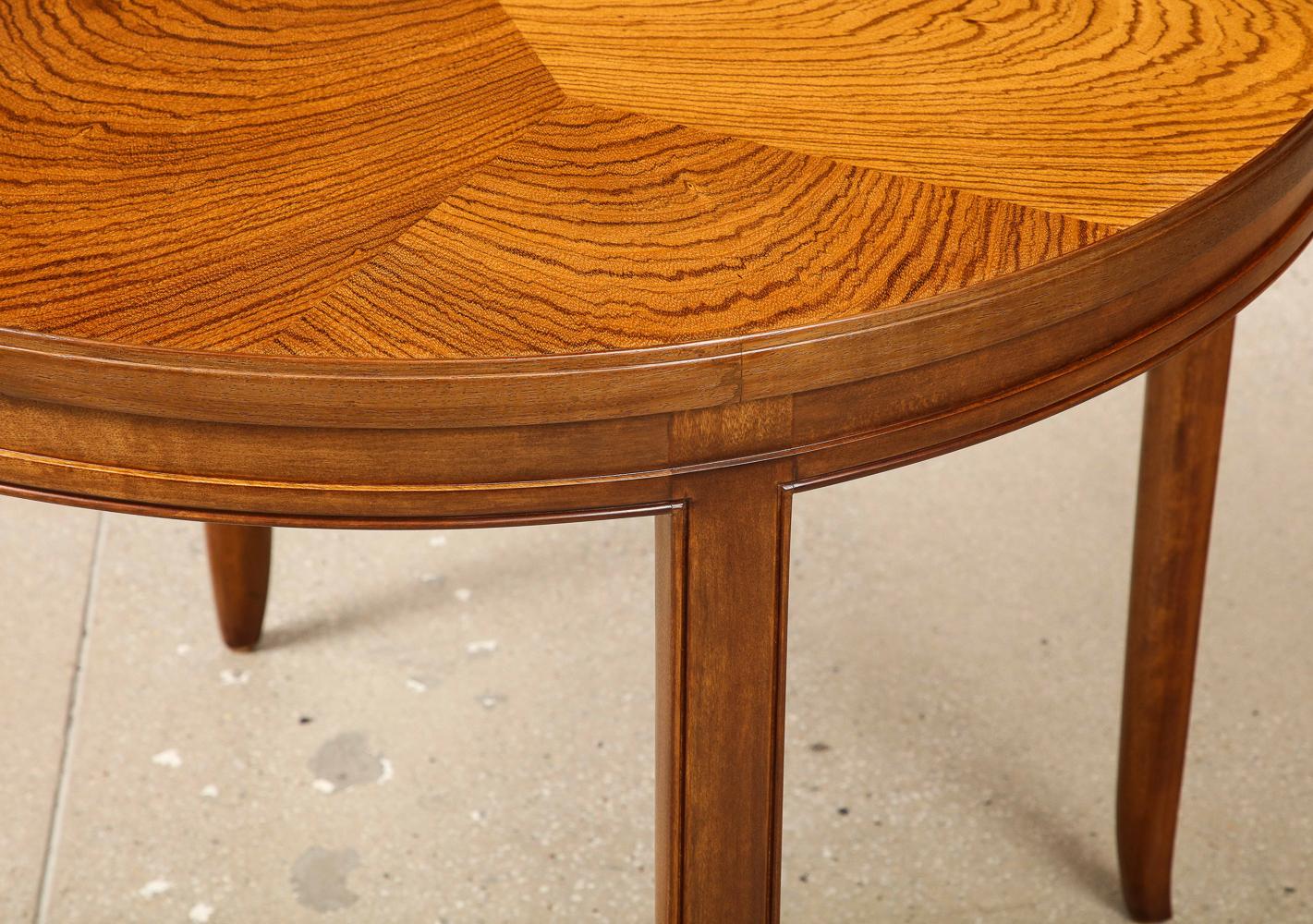 Unique Circular Table by Eugene Schoen In Good Condition In New York, NY