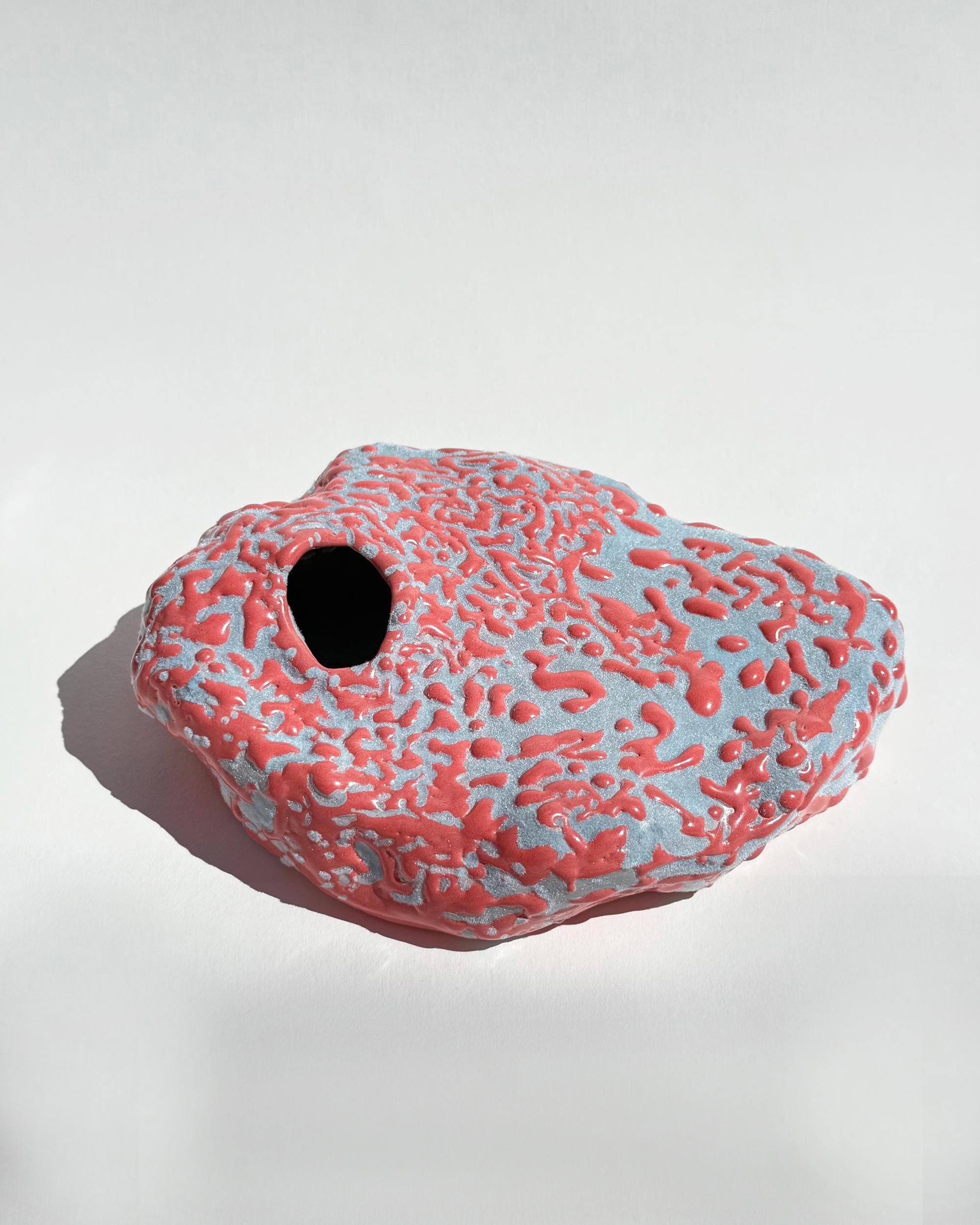 Autre Bol unique en argile et soie par Justyna Bugajczyk en vente